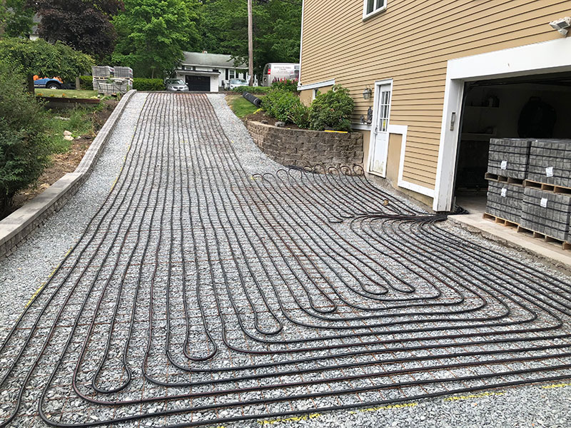 heated driveway installation newton MA