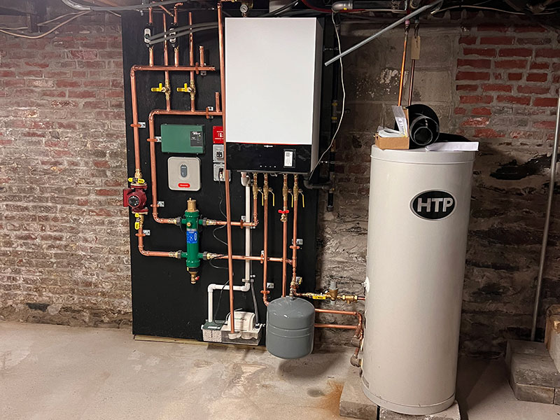 boiler heater install